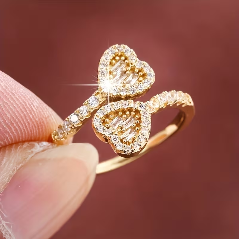 Lorelia - Adjustable Heart Shape Ring