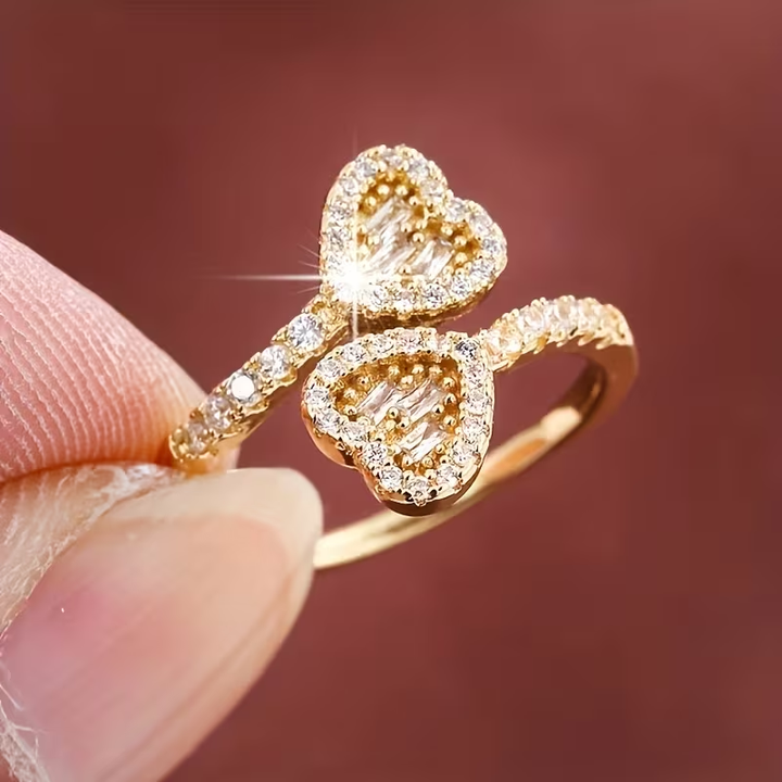 Lorelia - Adjustable Heart Shape Ring