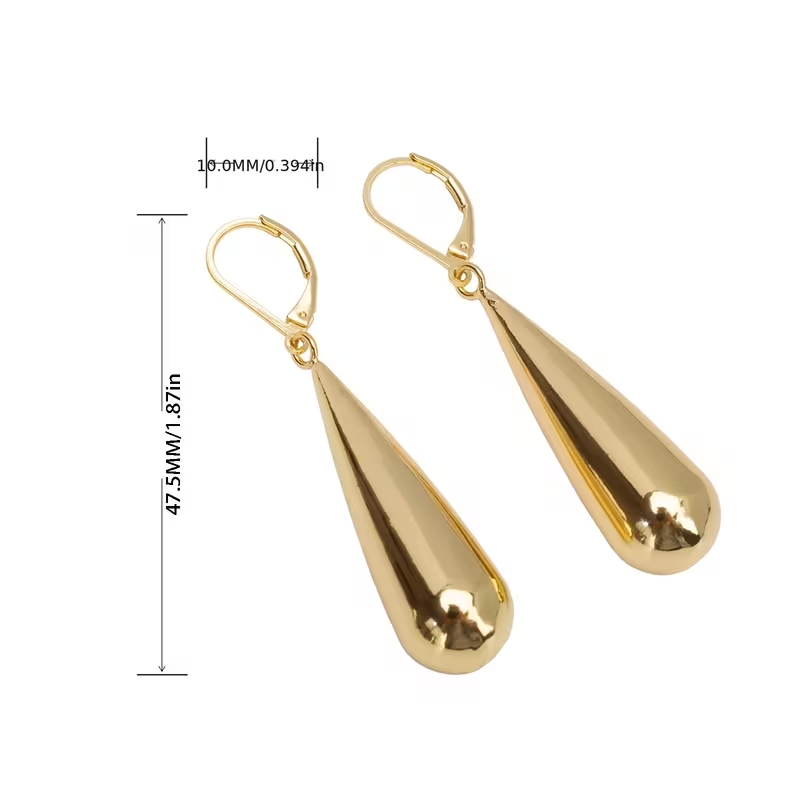 Jeanie - Teardrop Dangle Earrings