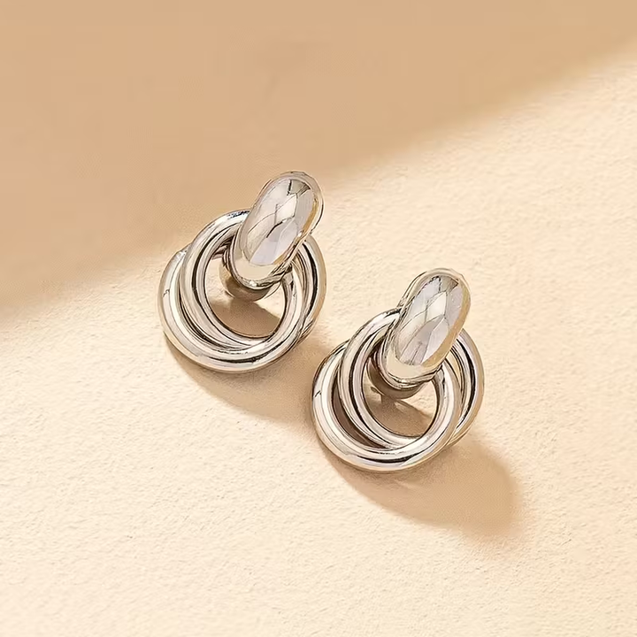 Nina - Luxury Gold Hoop Earrings