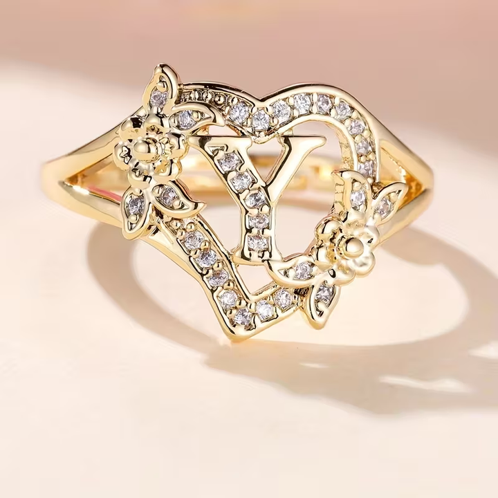 Karla - Golden Luxury Adjustable Cuff Ring