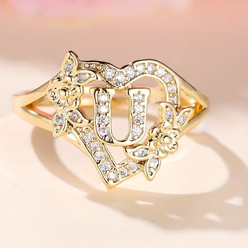 Karla - Golden Luxury Adjustable Cuff Ring