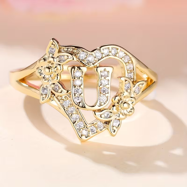 Karla - Golden Luxury Adjustable Cuff Ring