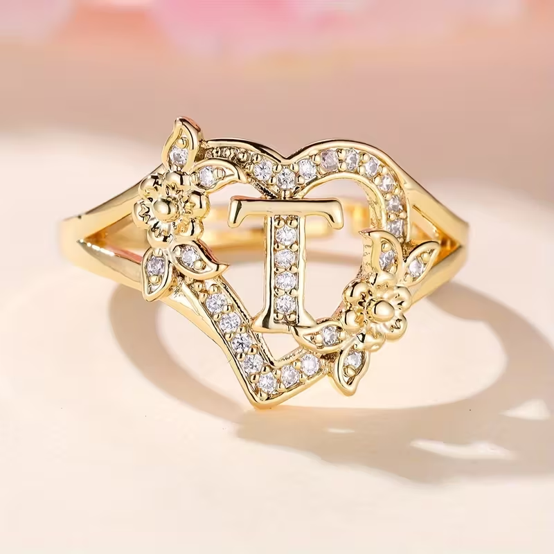 Karla - Golden Luxury Adjustable Cuff Ring