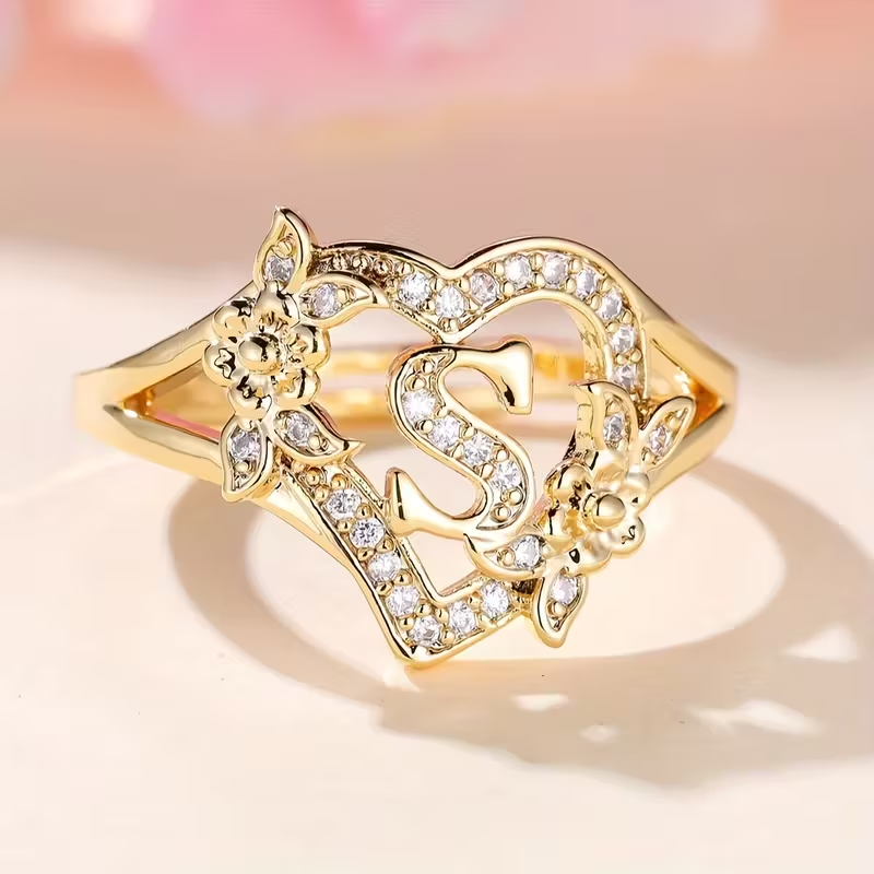 Karla - Golden Luxury Adjustable Cuff Ring