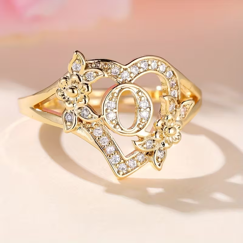 Karla - Golden Luxury Adjustable Cuff Ring