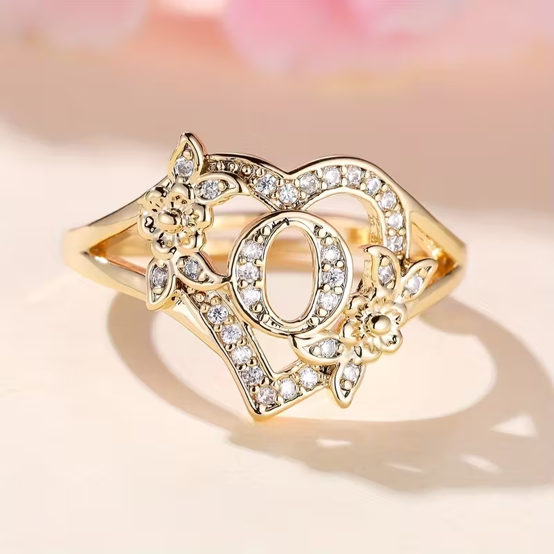 Karla - Golden Luxury Adjustable Cuff Ring