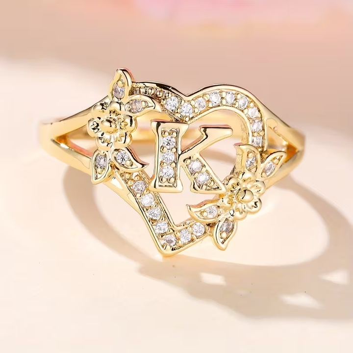 Karla - Golden Luxury Adjustable Cuff Ring