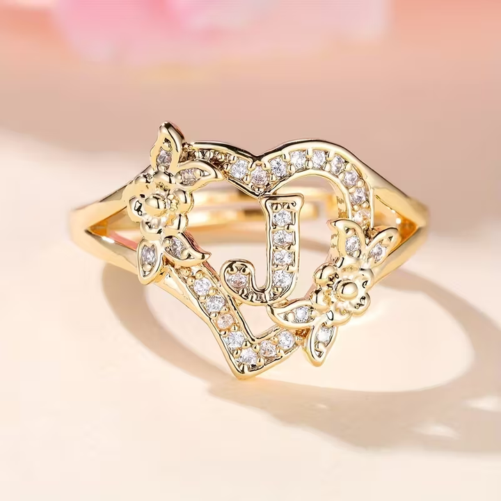Karla - Golden Luxury Adjustable Cuff Ring