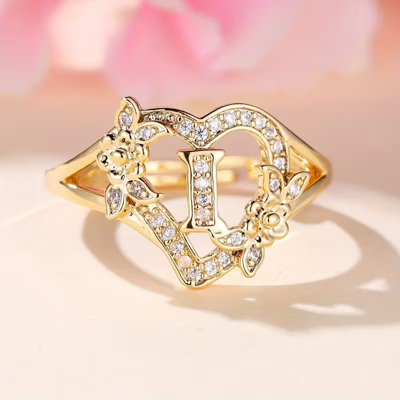 Karla - Golden Luxury Adjustable Cuff Ring