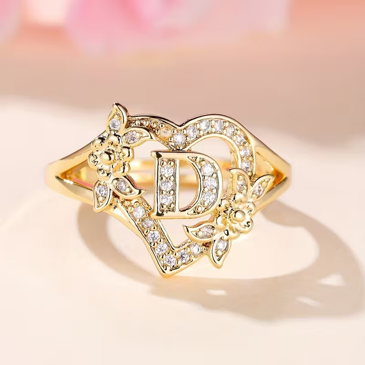 Karla - Golden Luxury Adjustable Cuff Ring