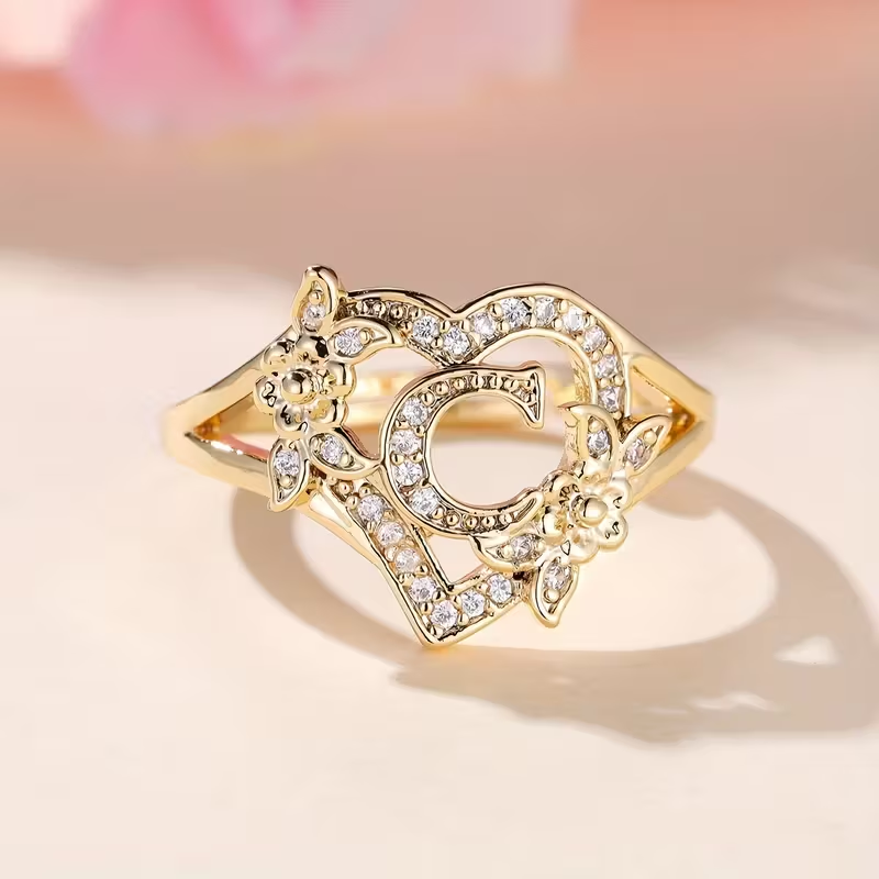 Karla - Golden Luxury Adjustable Cuff Ring