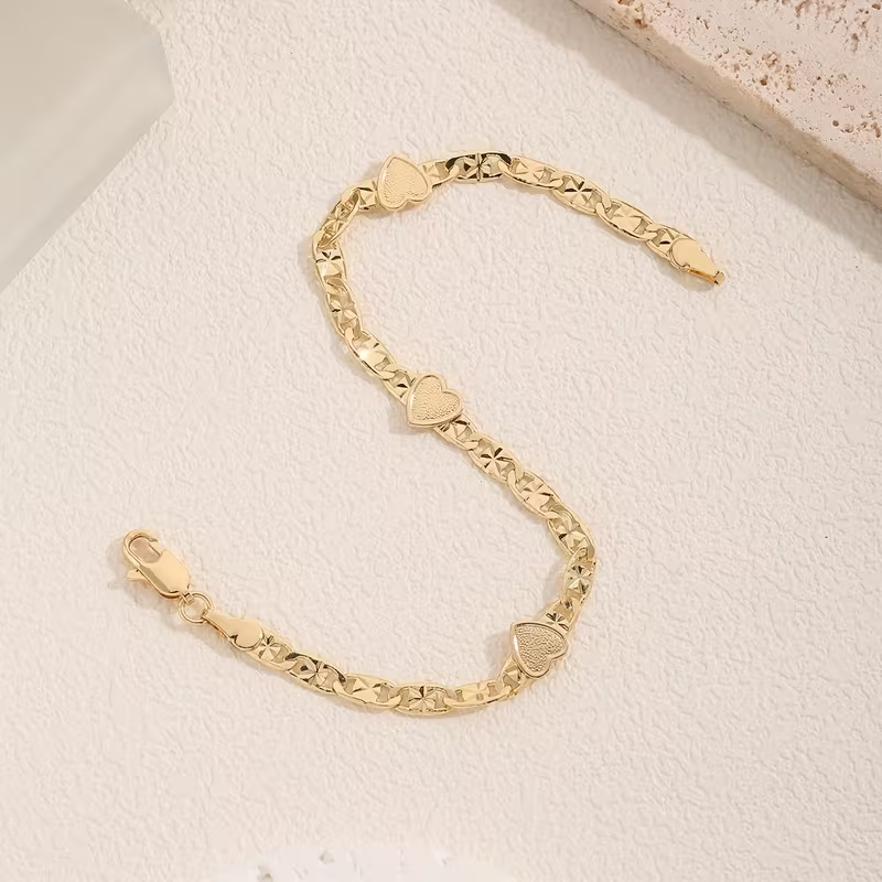 Xyra - Heart Chain Bracelet