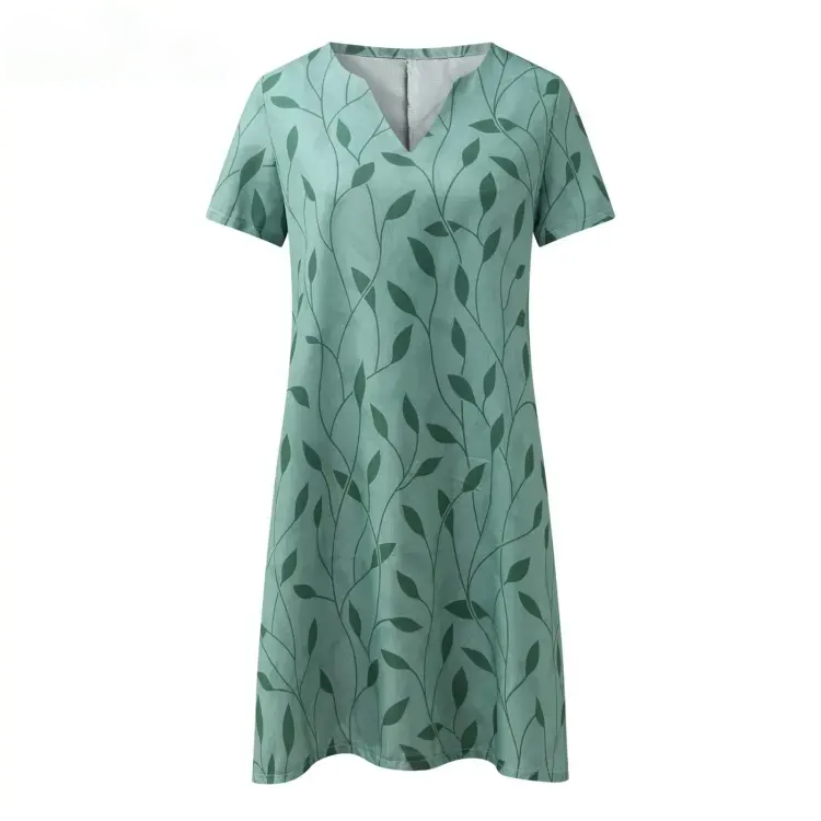 CAITY - Casual Printed Dress