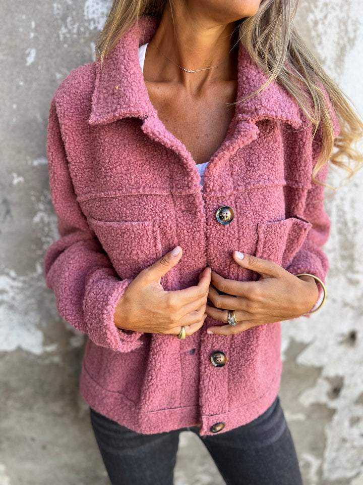 AUBREY - Cozy Button-Up Jacket