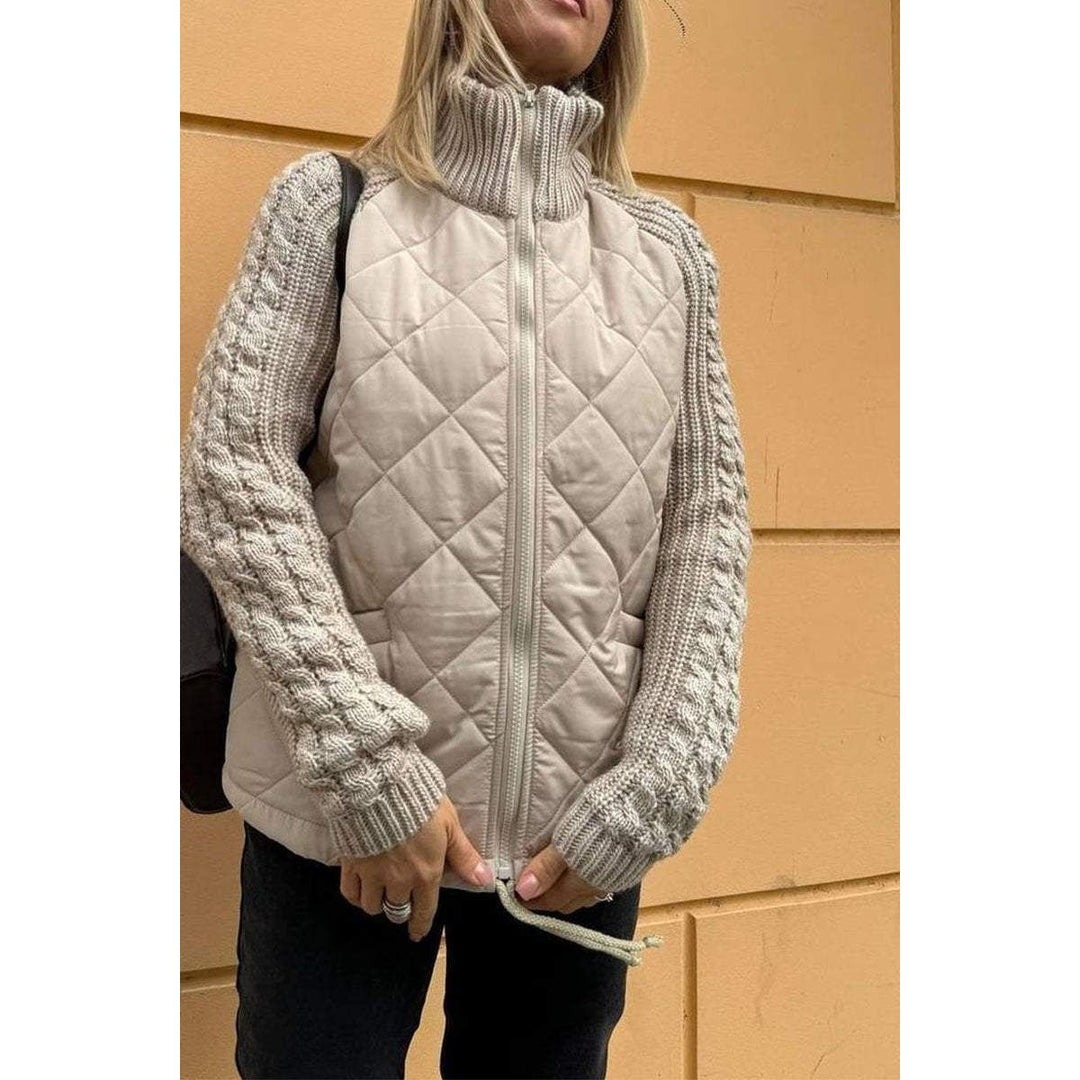 Quinn - Quilted Warm Hybrid Jacket