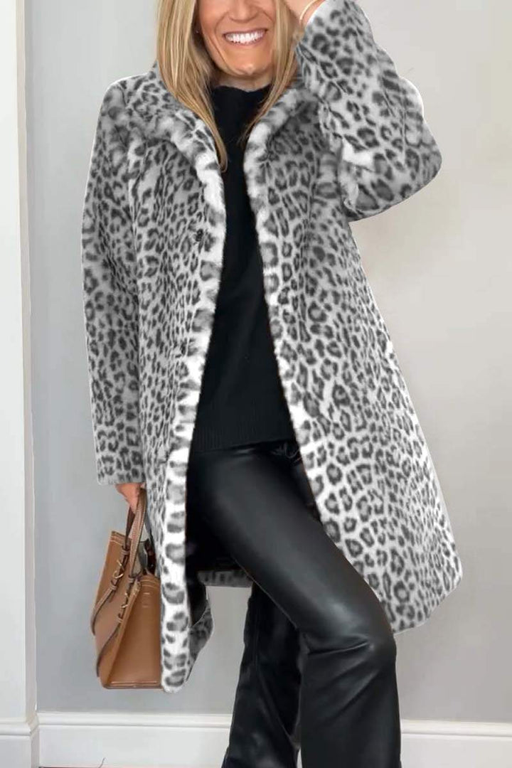 Sharmaine - Leopard Print Coat