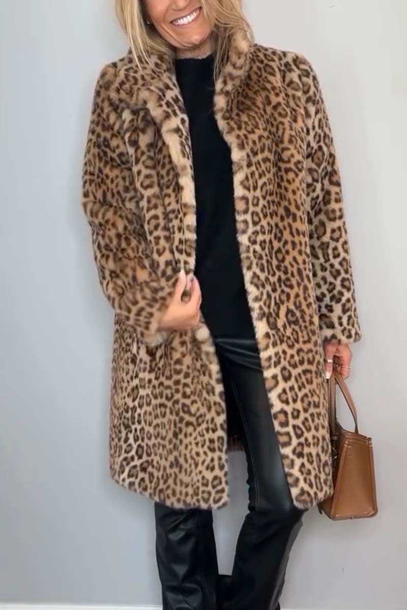 Sharmaine - Leopard Print Coat