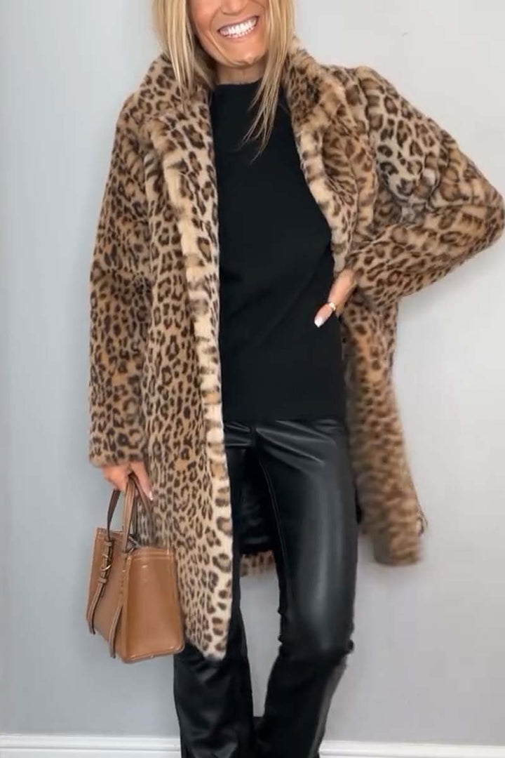 Sharmaine - Leopard Print Coat