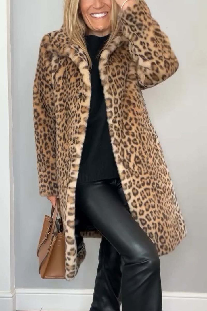 Sharmaine - Leopard Print Coat