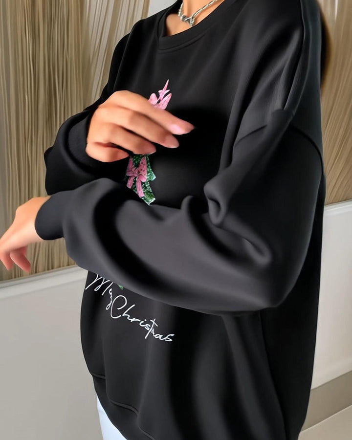 Aira - Festive Holiday Printed Long Sleeve