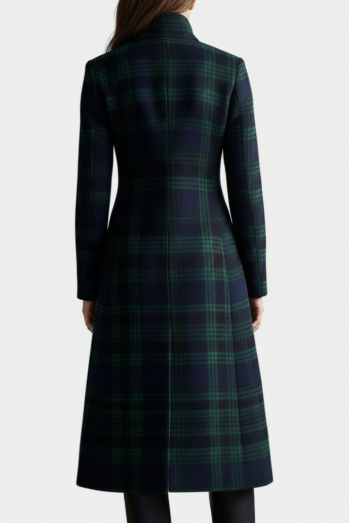Madeleine - Classic Plaid Coat