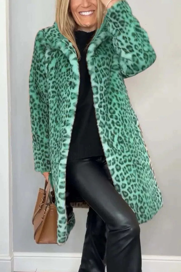 Sharmaine - Leopard Print Coat
