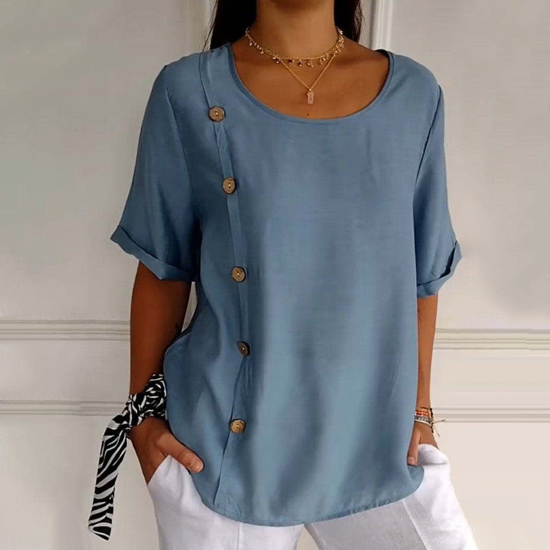 Noella - Casual Buttoned Top