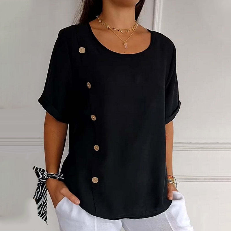 Noella - Casual Buttoned Top
