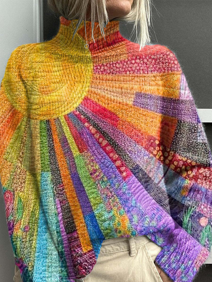 Riviera - Printed Patchwork Long Sleeve