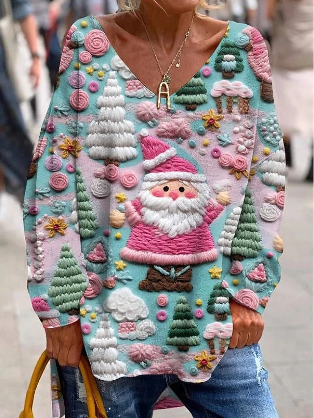 Viviene - Christmas Printed Sweater