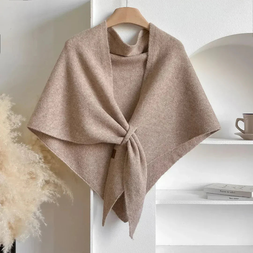 Celeste - Soft Tie Front Shawl