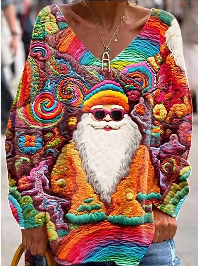 Viviene - Christmas Printed Sweater